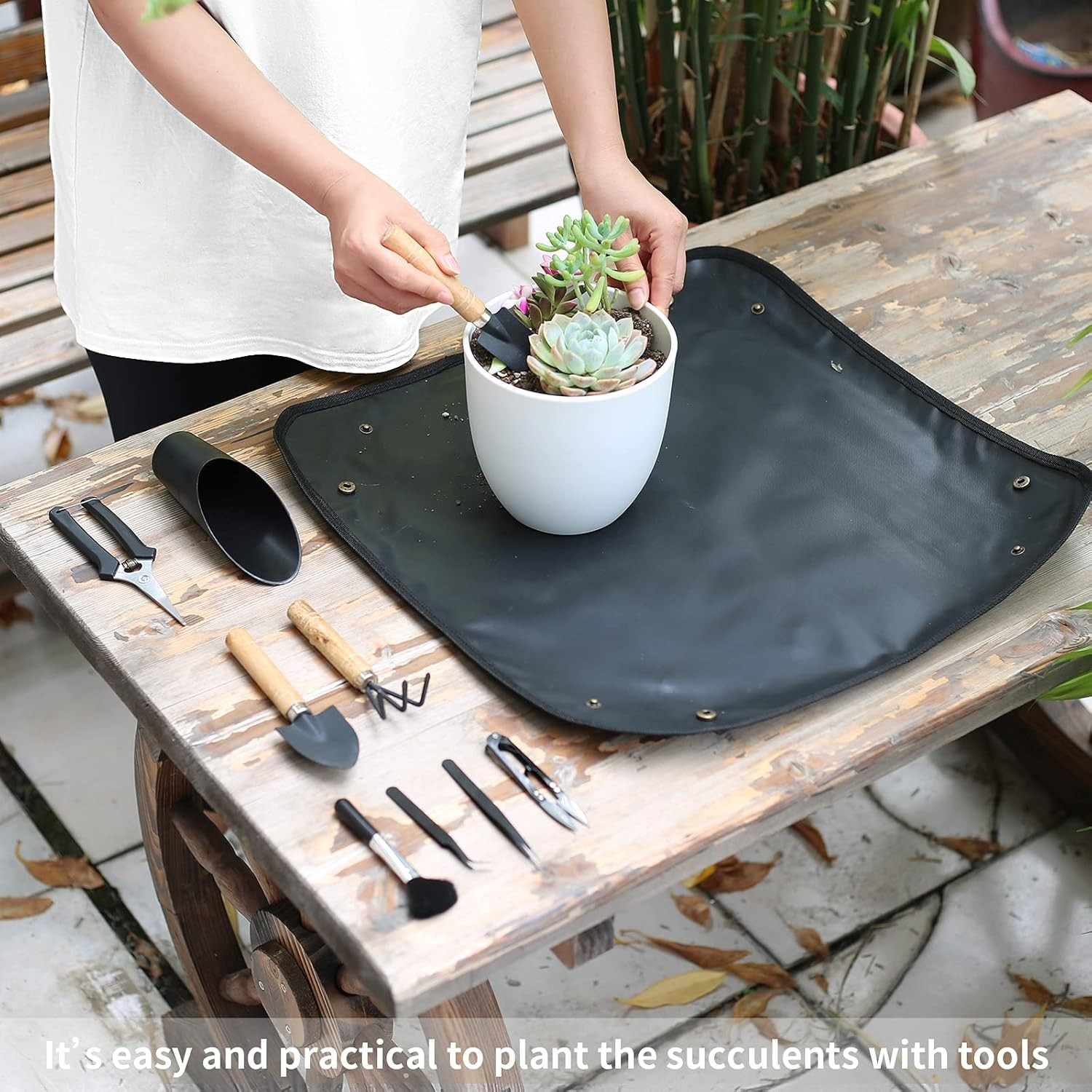 11Pcs Succulent Tools,Mini Garden Tools,Succulent Watering Tool Luxury-11Pcs