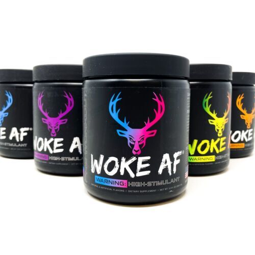 Bucked Up - WOKE AF High STIM Pre-Workout 30 Serving PICK FLAVOR - FREE SHIPPING