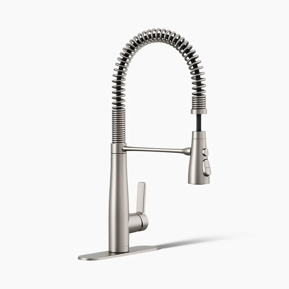 Kohler Vind Semi-Professional Pull-down Kitchen Sink Faucet Vibrant Stainless