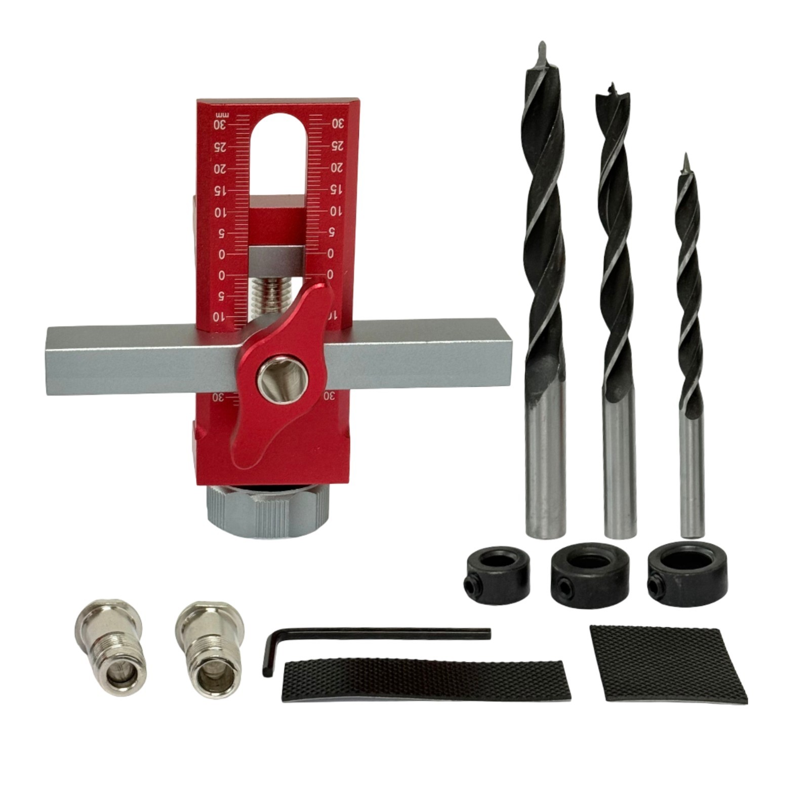 2-in-1 Cabinet Door Installation Jig Push Latch Drill Guide Woodworking Tool