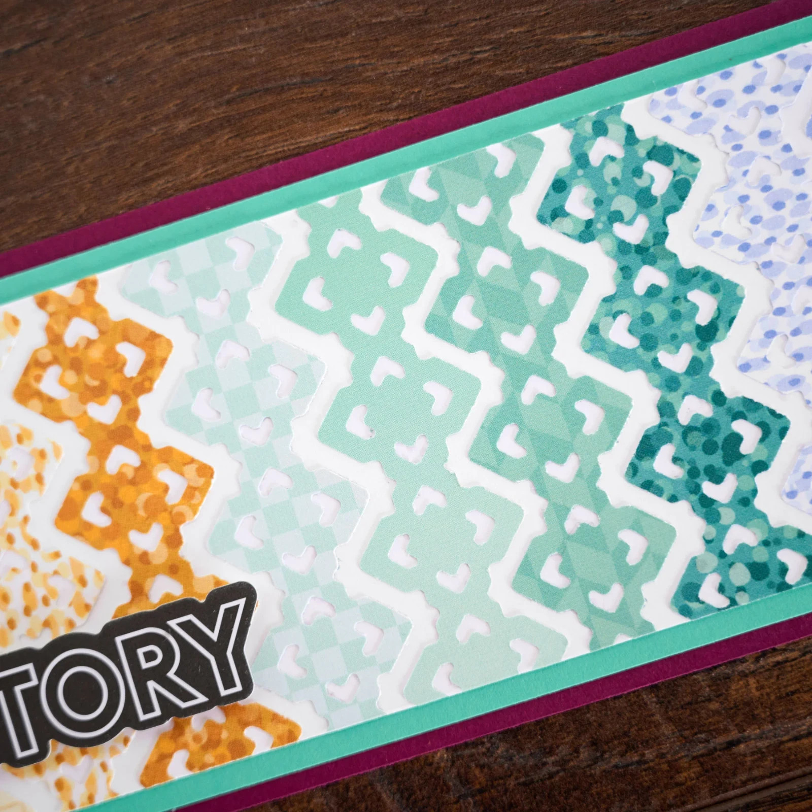 Creative Memories DIAMOND CHEVRON CHAIN Border Maker Cartridge