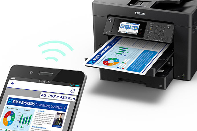 WorkForce Pro WF-7840 Wireless Wide-format All-in-One Printer - Refurbished