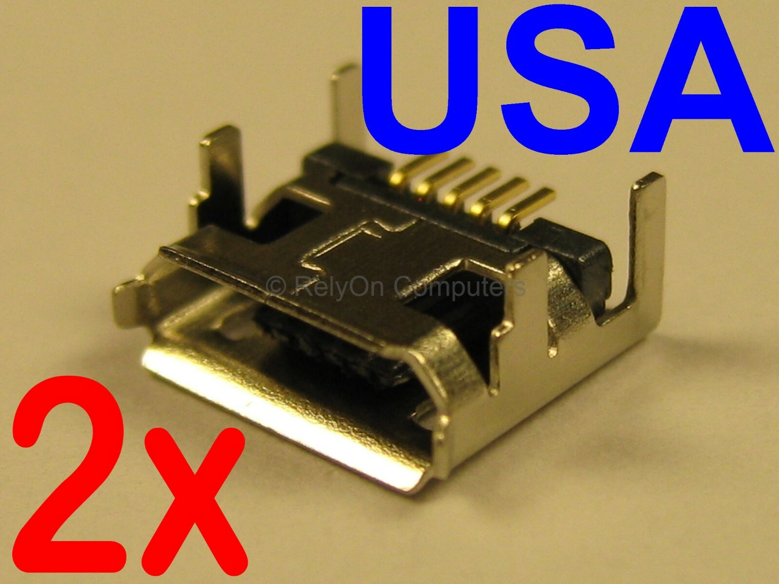 2x Lot of Micro USB Charging Port for JBL Go VM Bluetooth Speaker Charger USA