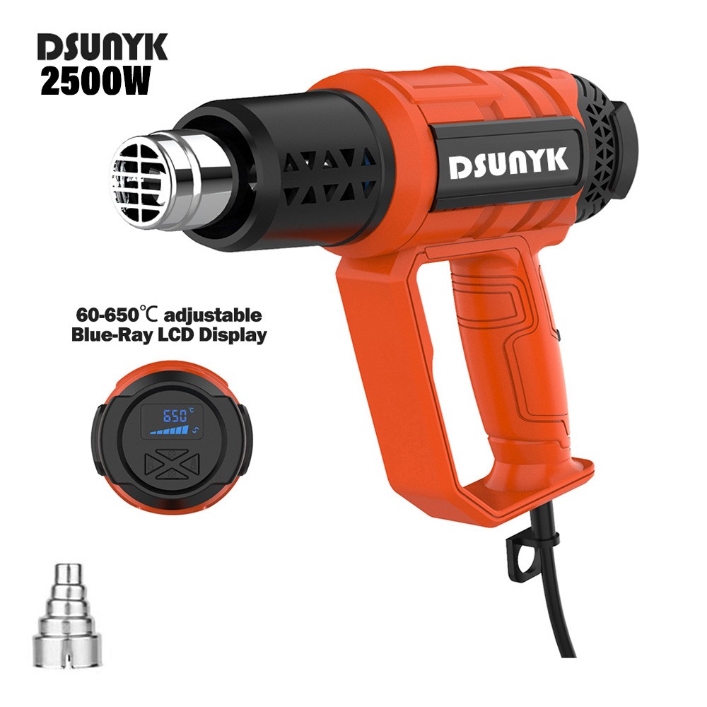 Digital Display Hot Air Gun, 2500W Intelligent Hot Air Gun, 110V/220V Baking Gun