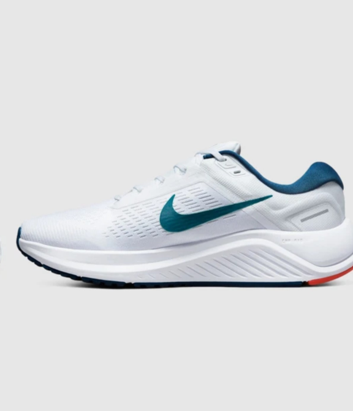 Nike Zoom Structure 24 Men's Running Shoes White Bright Spruce Size 10