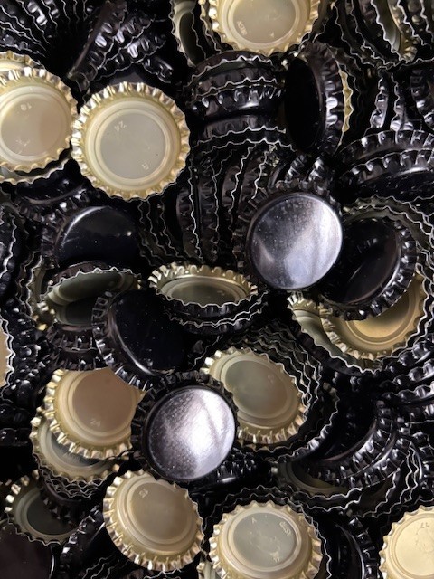 Black Oxygen Absorbing Crown Bottle Caps for Homebrewing 288 Count NEW