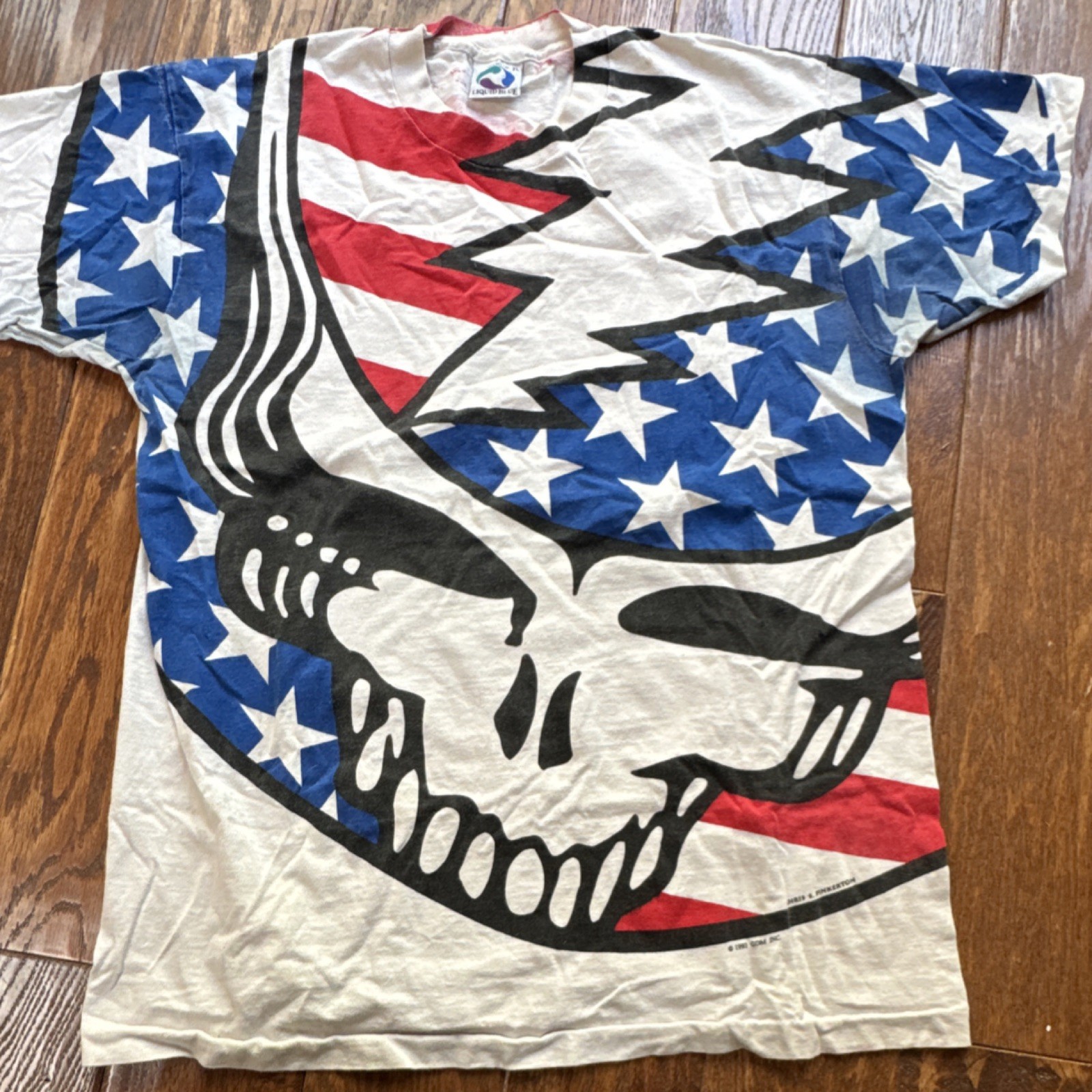 Vintage 1993 Grateful Dead Pinkerton AOP Shirt XL Steal Your Face AOP