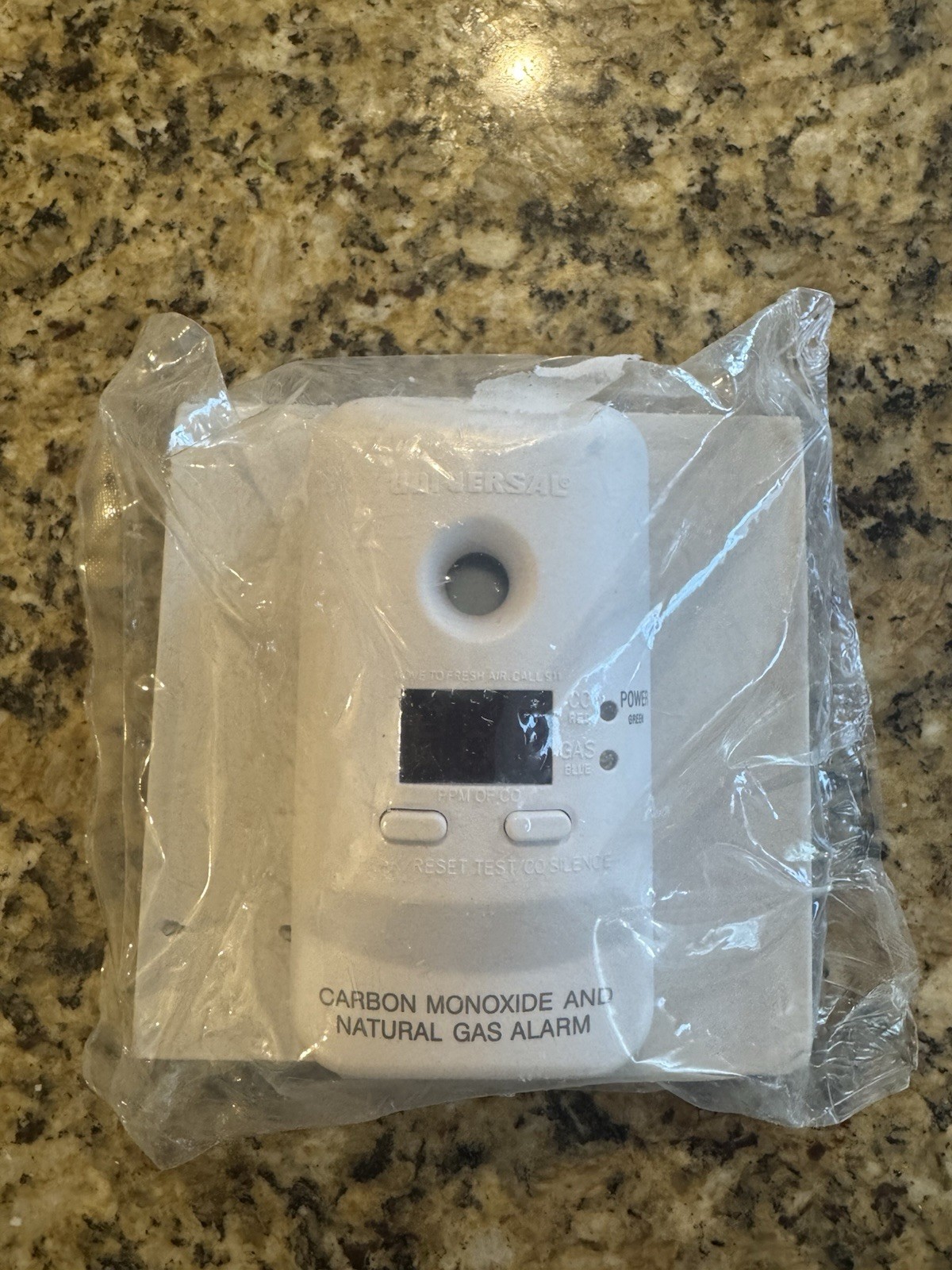 Universal Security Instruments MCND401 Plug-In-Carbon Monoxide Natural Gas Alarm