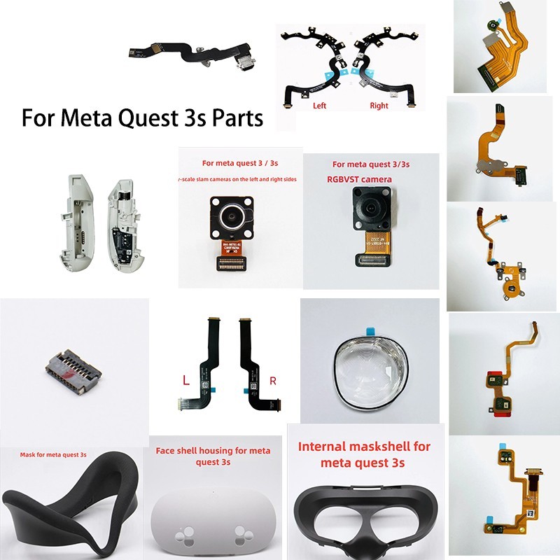Flex cable camera joystick housing parts for Meta quest 3s controller headset