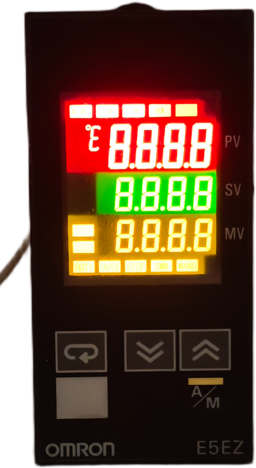 Omron E5EZ-PRR203T Controller Temperature 100-240 VAC 10VZA