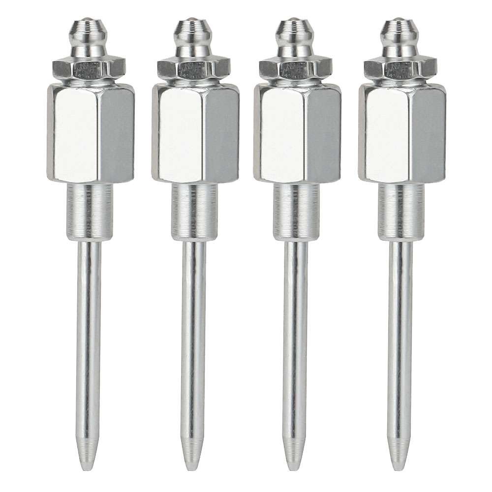 Silver Grease Gun Needle Tip of The Mouth Removable Needle Nose Head Nozzle
