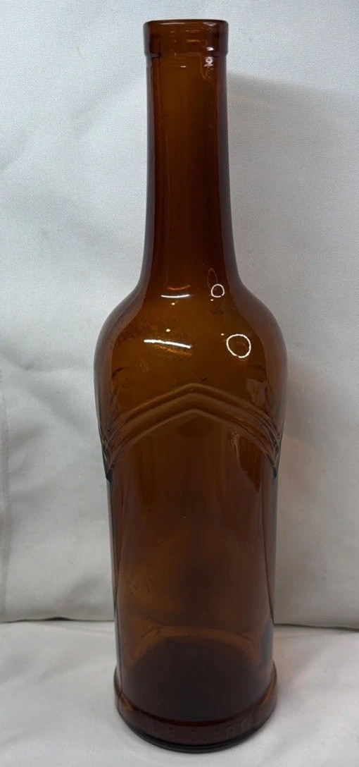 Christian Brothers Of California Antique Amber Empty Bottle No Cork