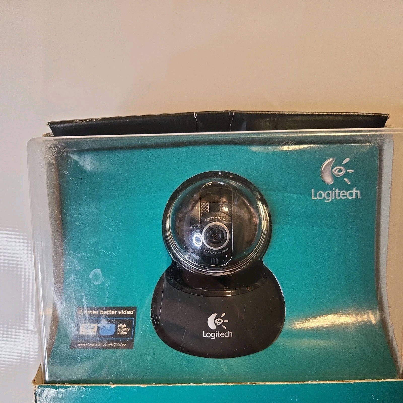 Logitech QuickCam Orbit AF Autofocus Motorized Tracking Carl Zeiss Webcam