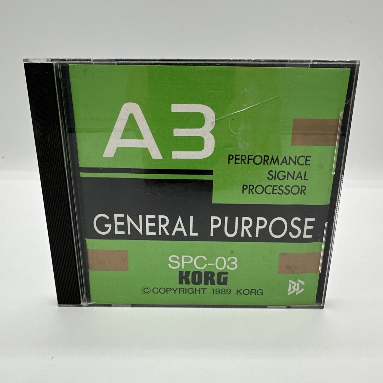 KORG A3 Performance Signal Processor SPC-02 Studio Card, SPC-03 General Purpose