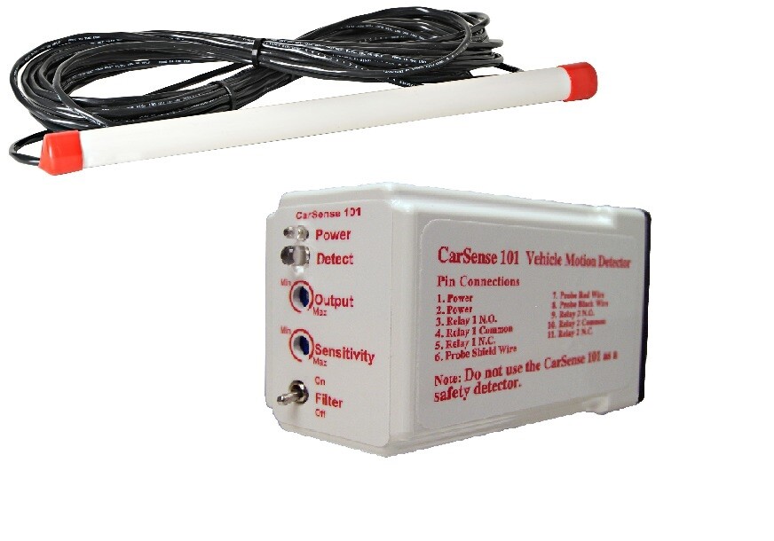 EMX CarSense 101 100' Lead 2 Wires Probe Exit Wand Vehicle Sensor Gate Opener