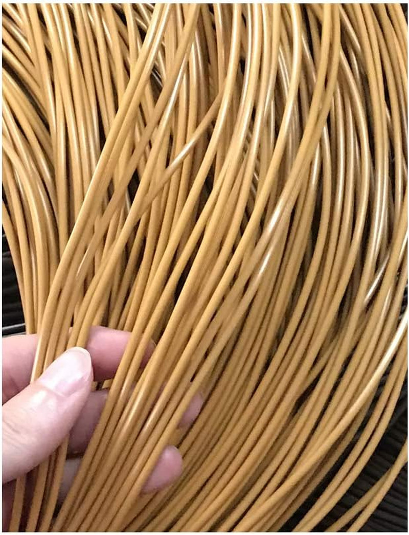 Round Plastic Rattan 2.5Mm Plastic Wicker round Faux Rattan for Repairing and DI