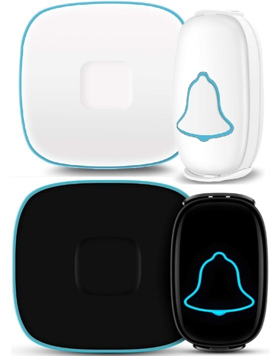 Wireless ring Doorbell with chime door bell Waterproof 38 Melodies Led Flash