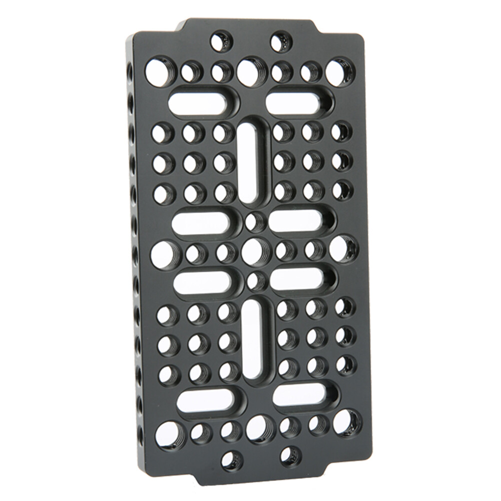 Niceyrig 1/4" 3/8" Thread Cheese Mounting Plate for Camera Tripod Rig