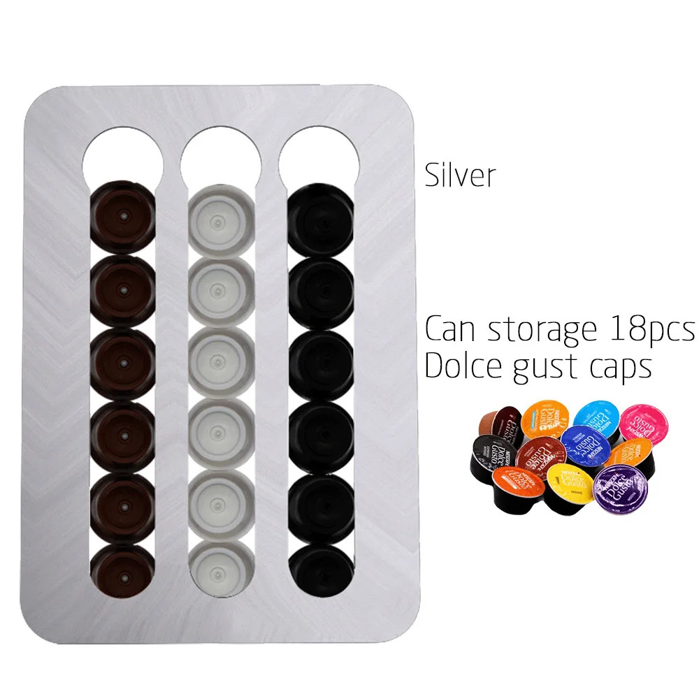 New Coffee Capsules Storage Rack,Compatible With Dolce Gusto,Organizer Set