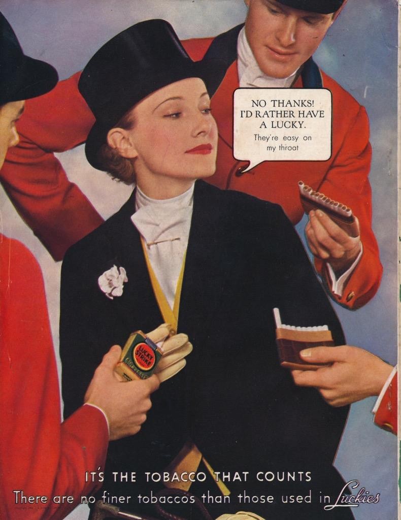Magazine Ad - 1935 - Lucky Strike Cigarettes - (#2)