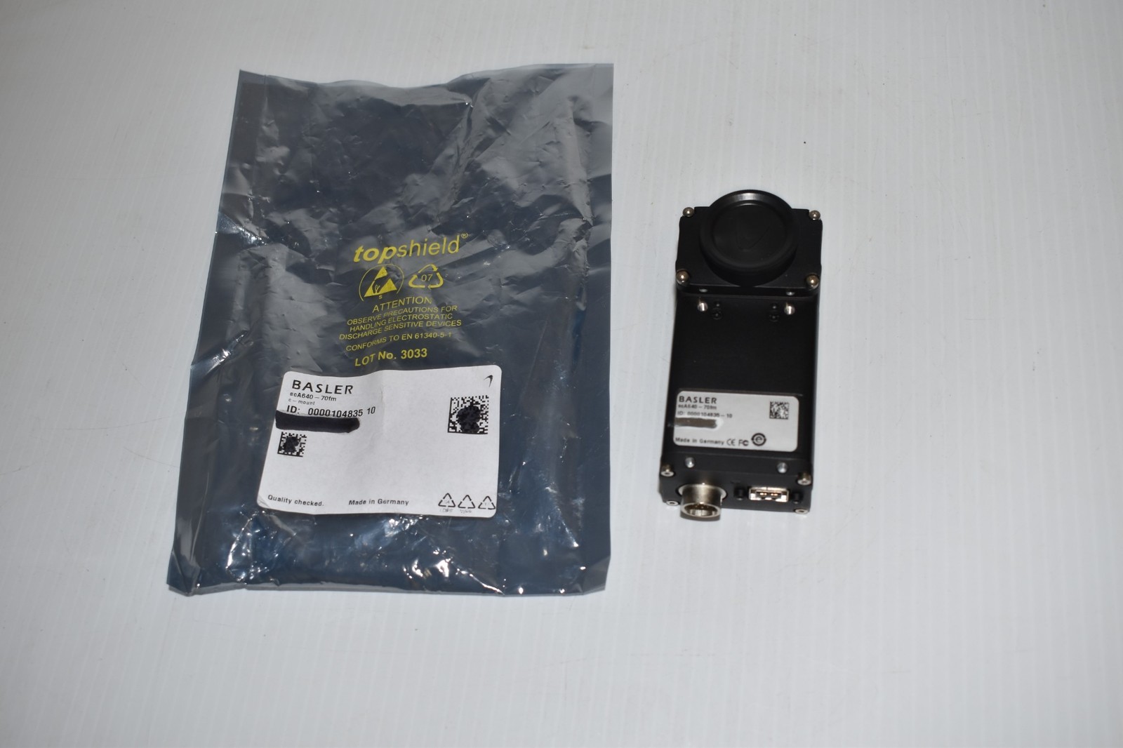 BASLER sCA640-70fm CCD Industrial Camera   (OQI60)