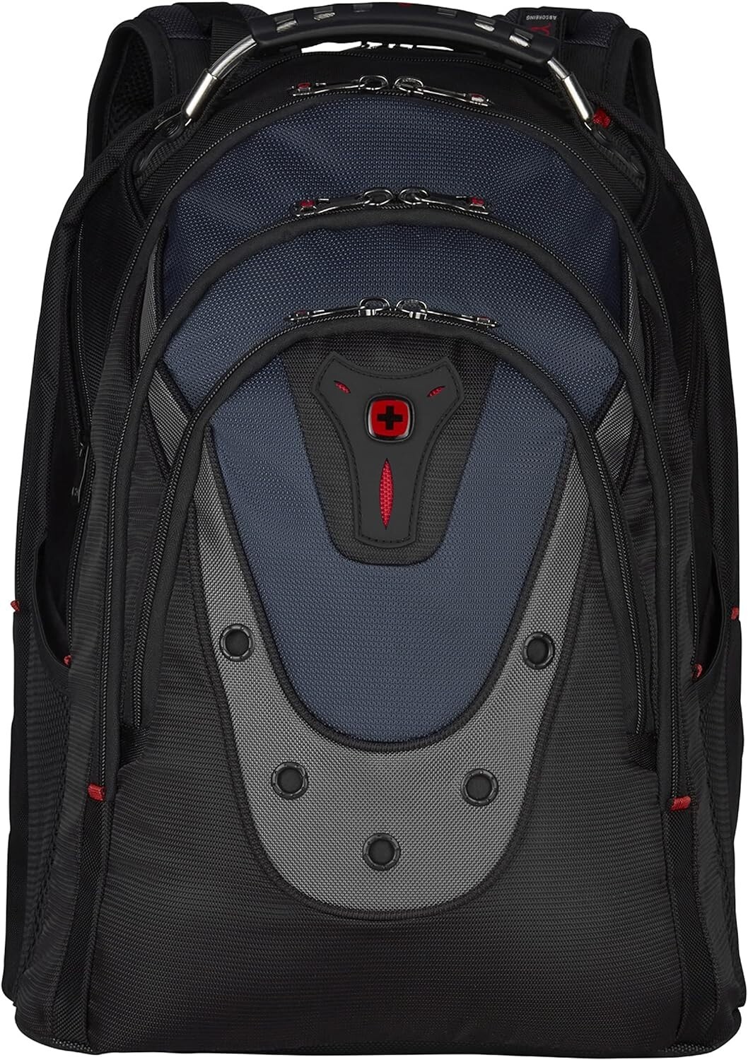 SwissGear Wenger Ibex 17" Laptop Backpack Black Navy Blue