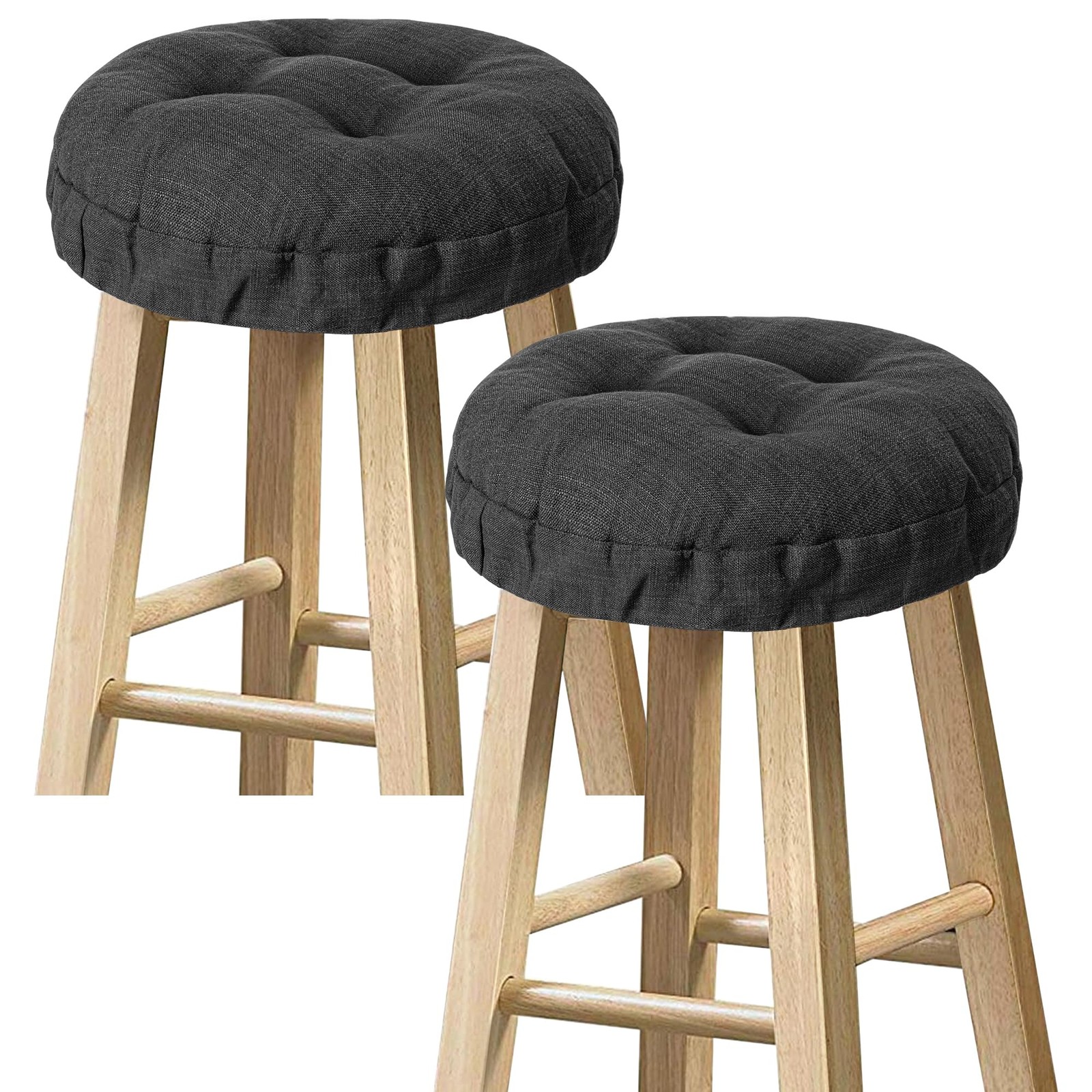 Bar Stool Covers Set Of 2 Round Bar Stool Seat Covers Soft And Cushioned Bar Cha