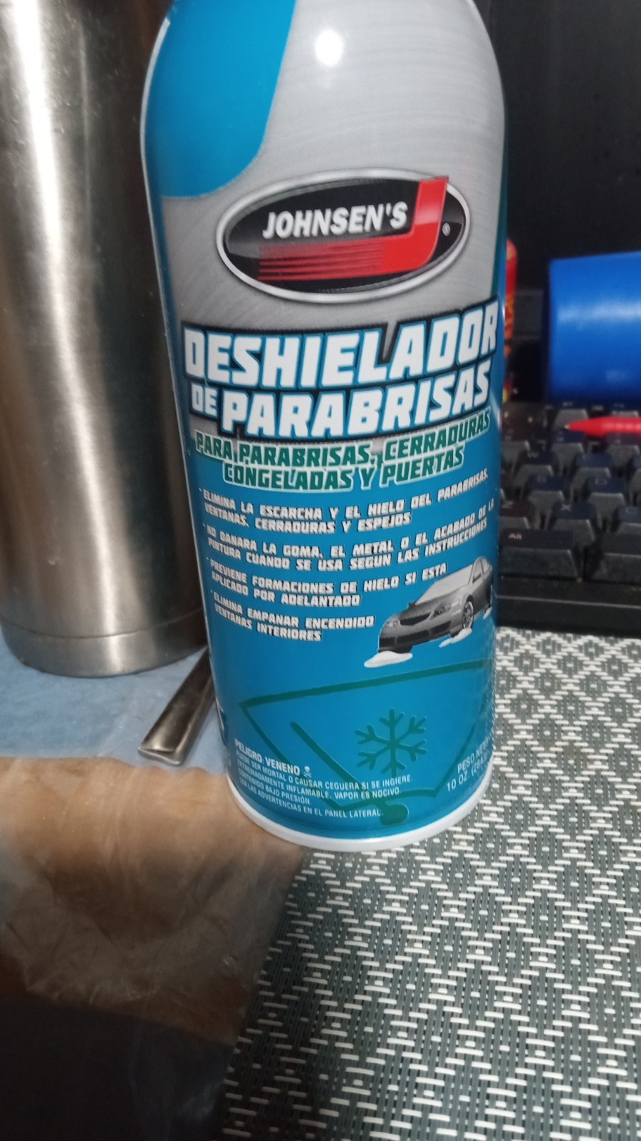 Johnsen's De-Icer For Windshield, Frozen Locks & Doors - 10 oz.