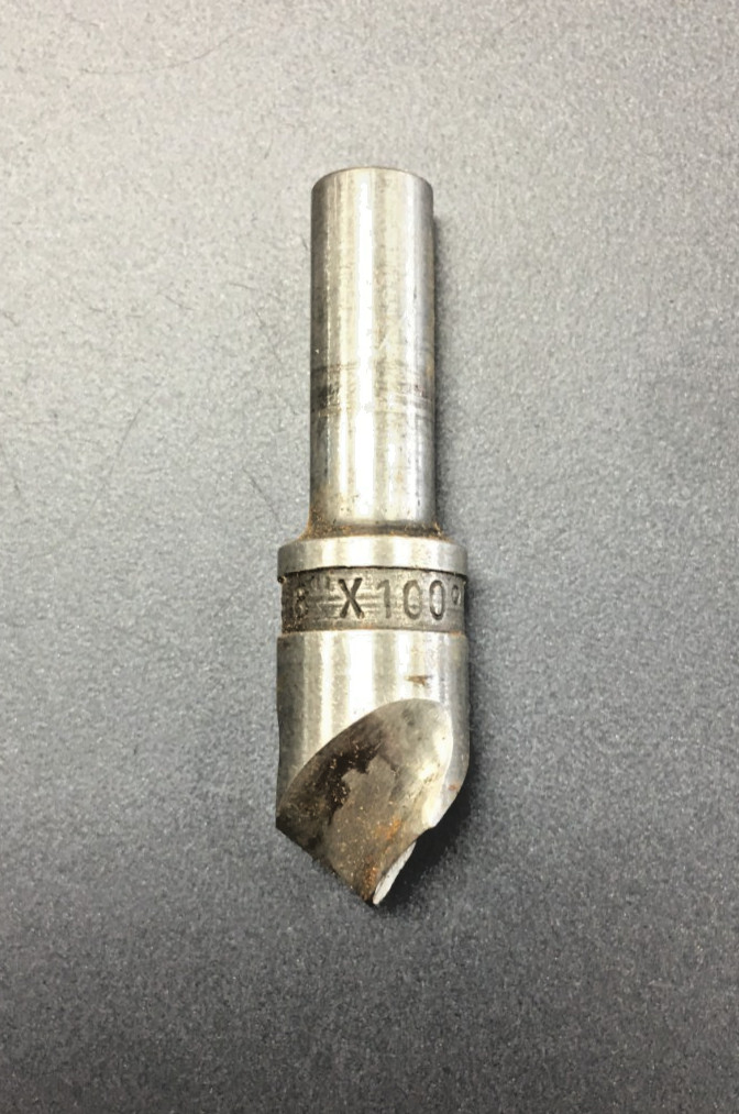 3/8" X 100 DEGREES, HS, COUNTERSINK BIT, 1.5" LONG, 1/4" DRIVE, USA