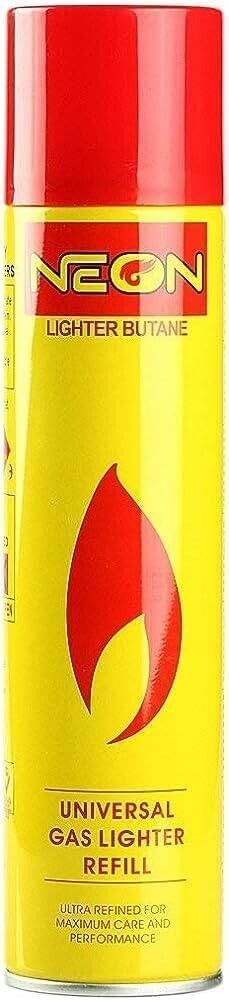Scinex Neon Butane Lighter Gas Refill Fluid Fuel Ultra Refined 300ml