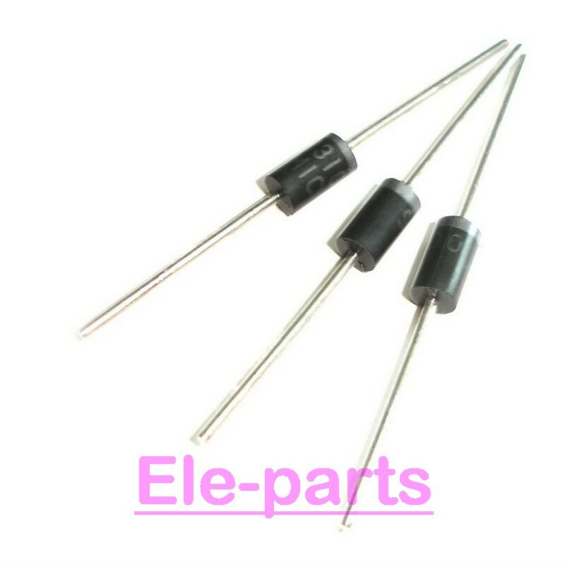 100 PCS SR3100 DO-201AD 3.0 Amp 3A Schottky Barrier Rectifiers Diode Chip