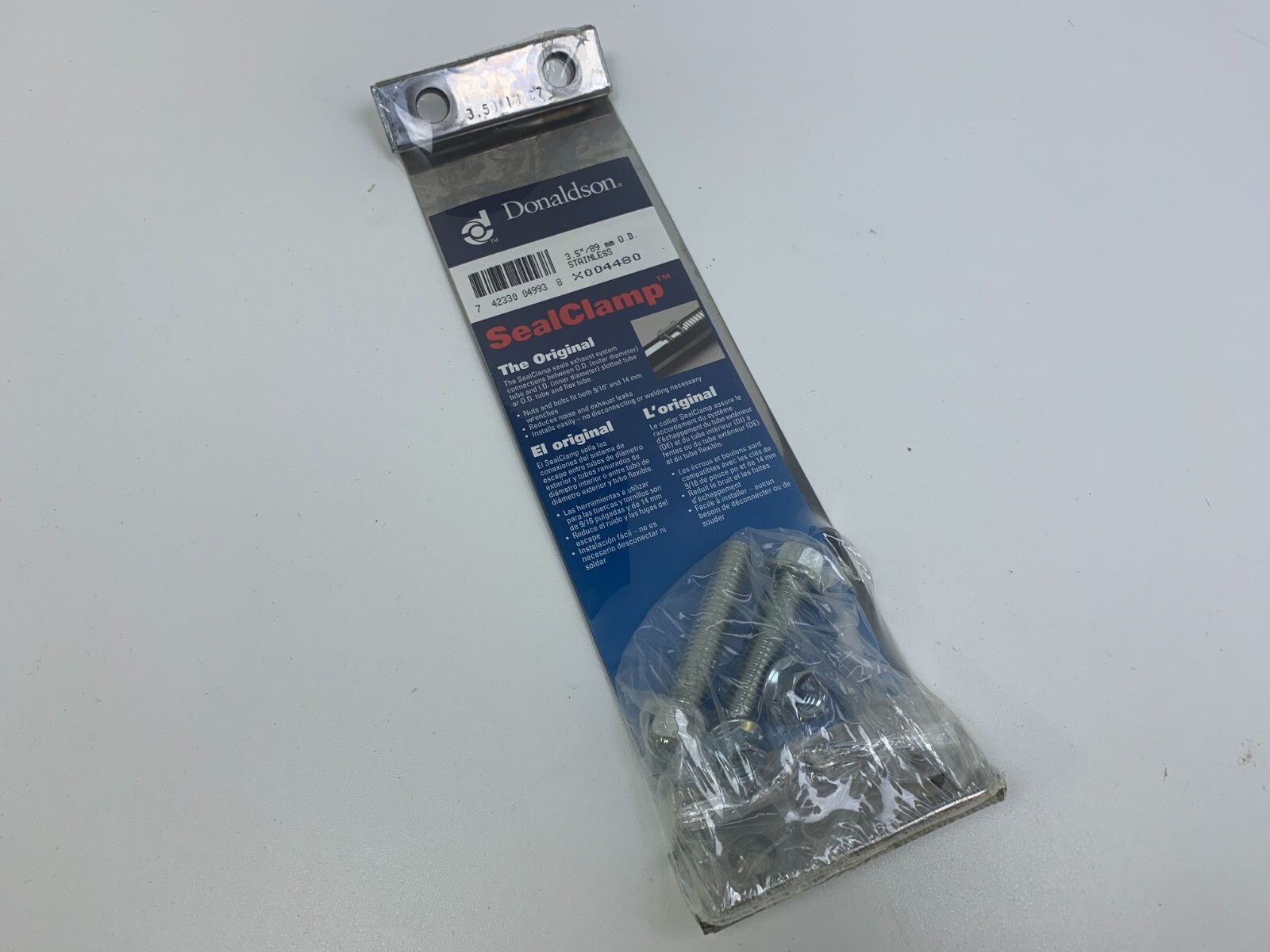 10 PACK CASE Donaldson X004480 Exhaust Band Clamp Butt Clamp 3.5"