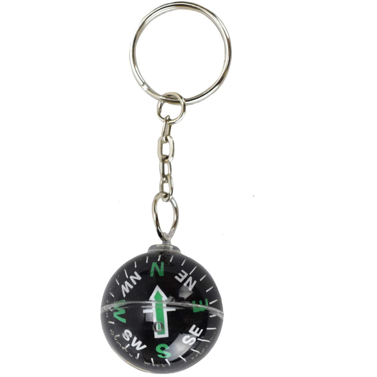 Munkees Ball Compass Keychain, Small Useful Outdoor Tool Gift, Hiking Key...