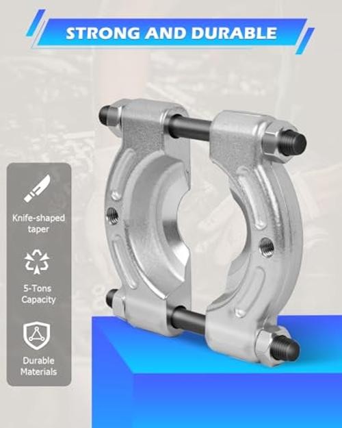 14Pcs Bearing Separator Puller Set - Bearings Splitters Puller Tool - Blue