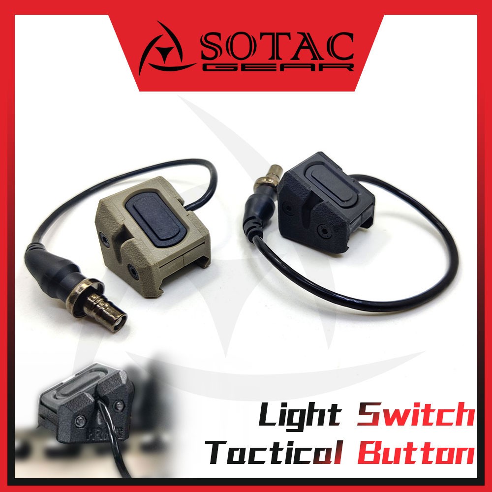 SOTAC Tactical Light Remote Pressure Switch Button for M300/600 Flashlight