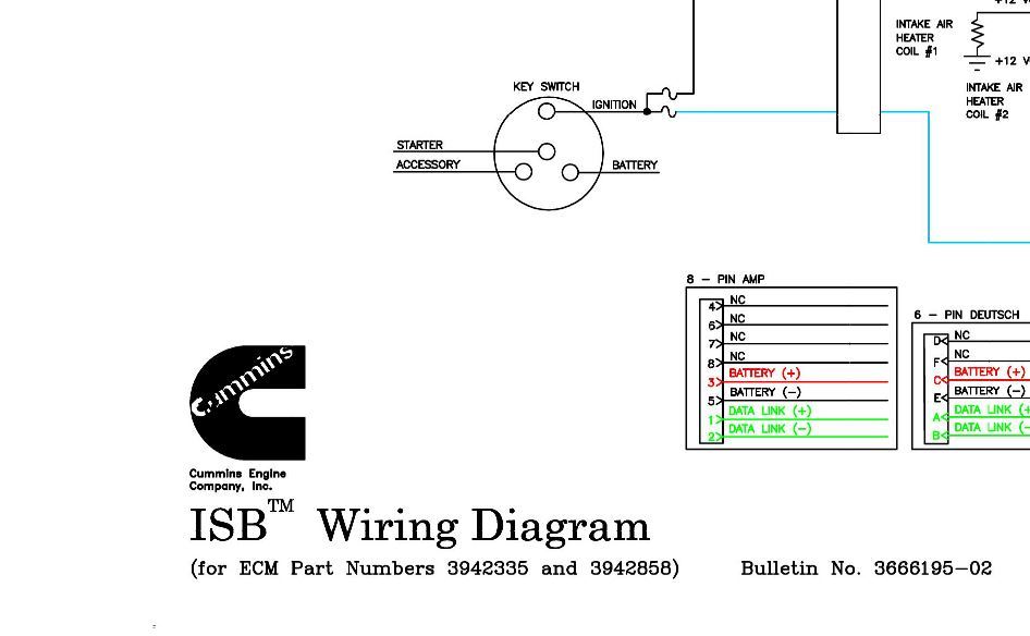 Best Cummins ISB WIRING DIAGRAM 3666195 Manual PDF on CD