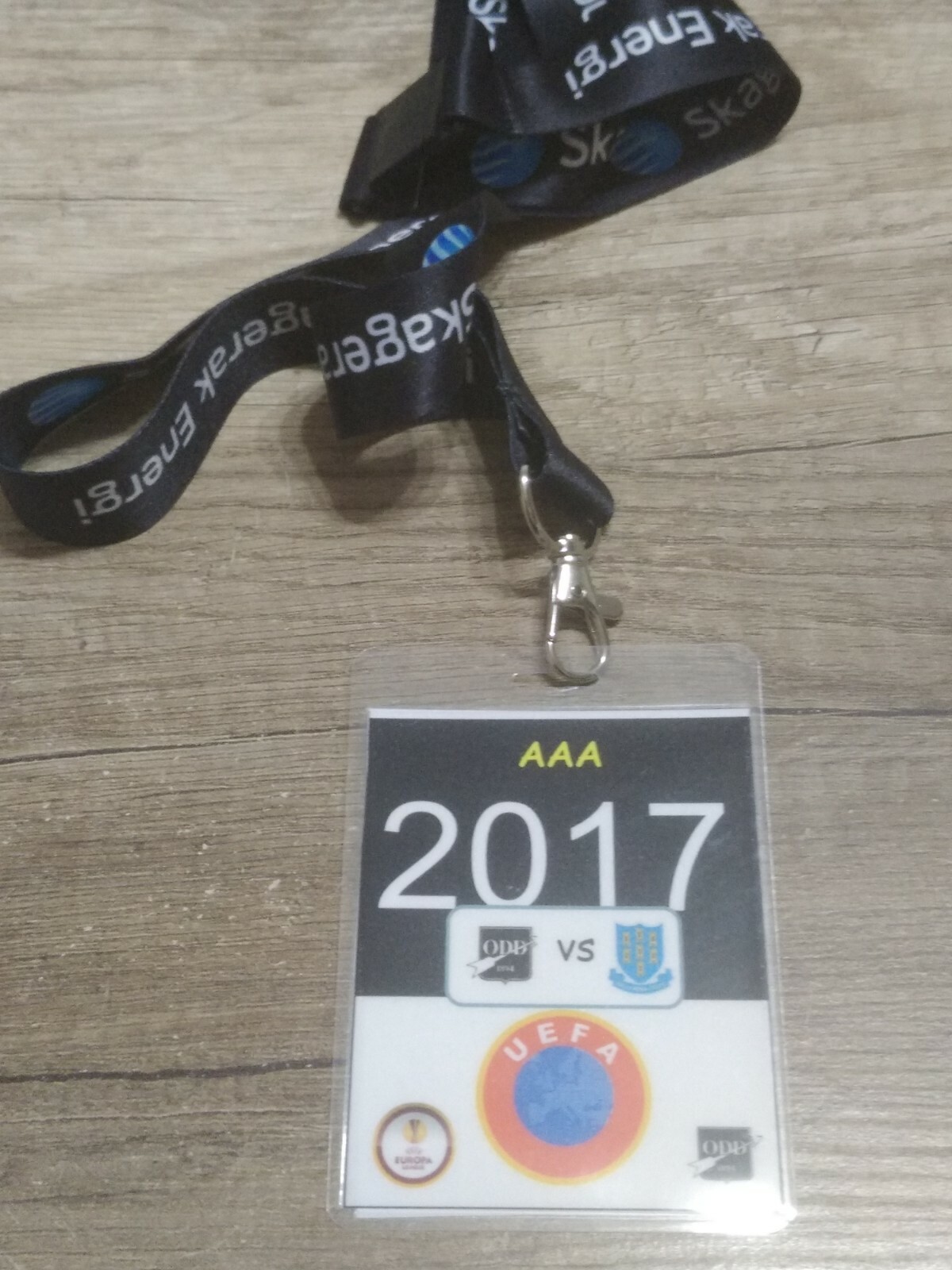 FOOTBALL SOCCER PASS NOT TICKET ODD GRENLAND-BALLYMENA UTD FC 2017