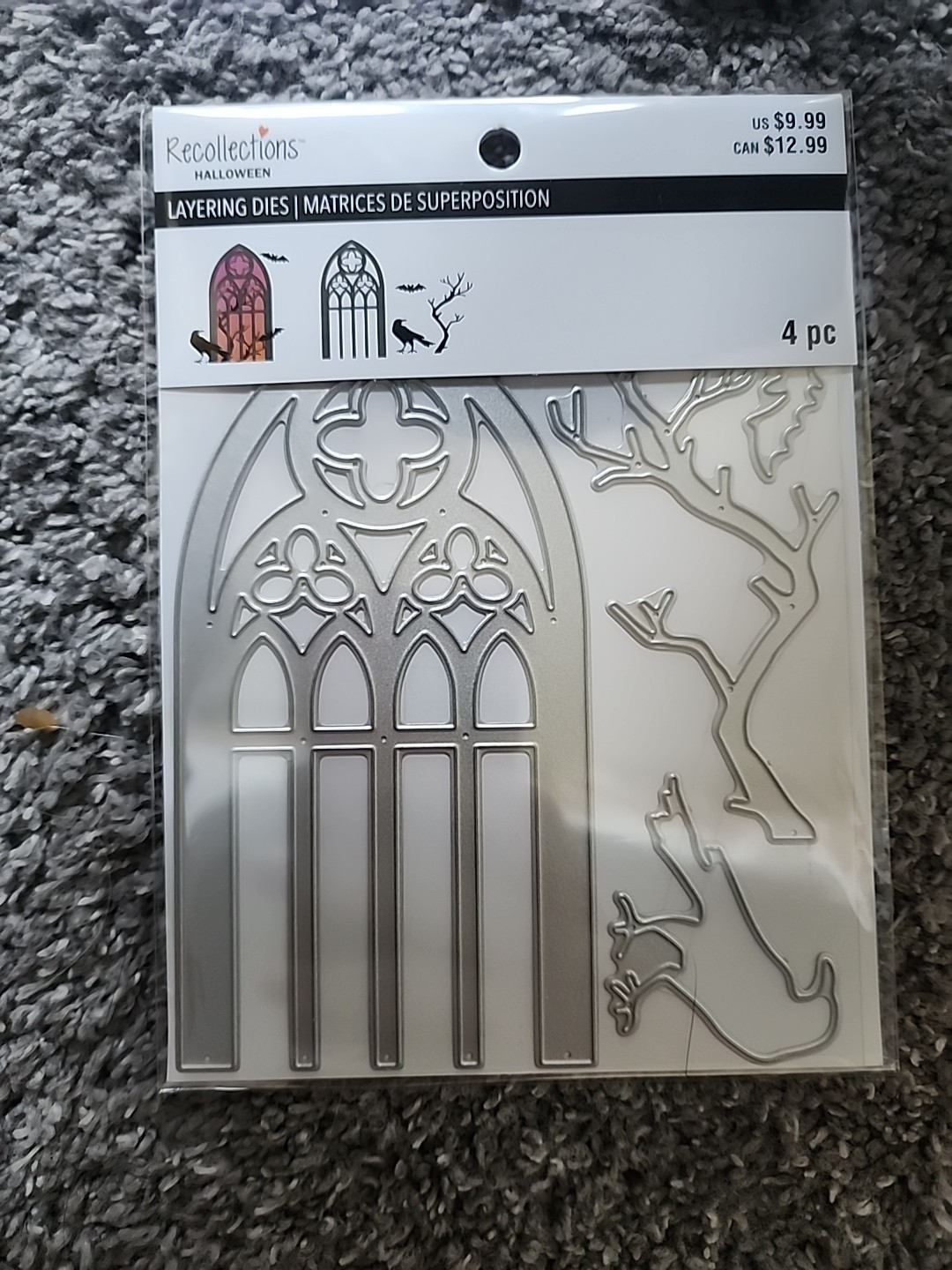 Recollections Halloween Layering Dies, Crow 782218