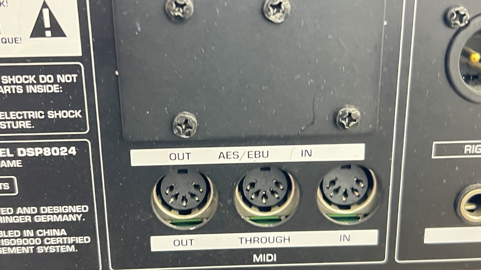Vintage Behringer UltraCurve Pro DSP8024 RTA EQ Updated Ver 1.2