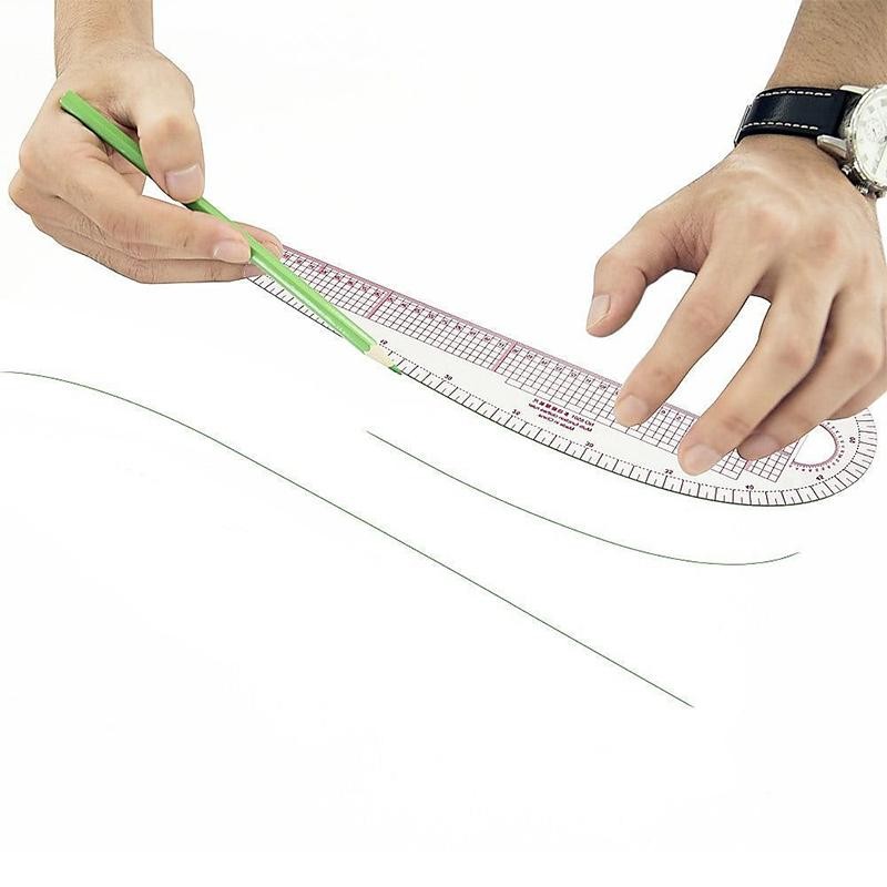 9pcs Metric Sewing Ruler Set Curve Drawing Stencil Diy Pattern Tool Kit