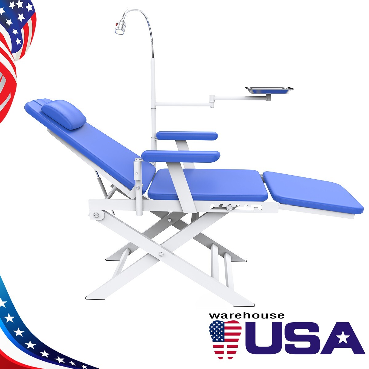 Portable Dental Delivery Unit Air Compressor Syringe Suction/ Dental Exam Chair