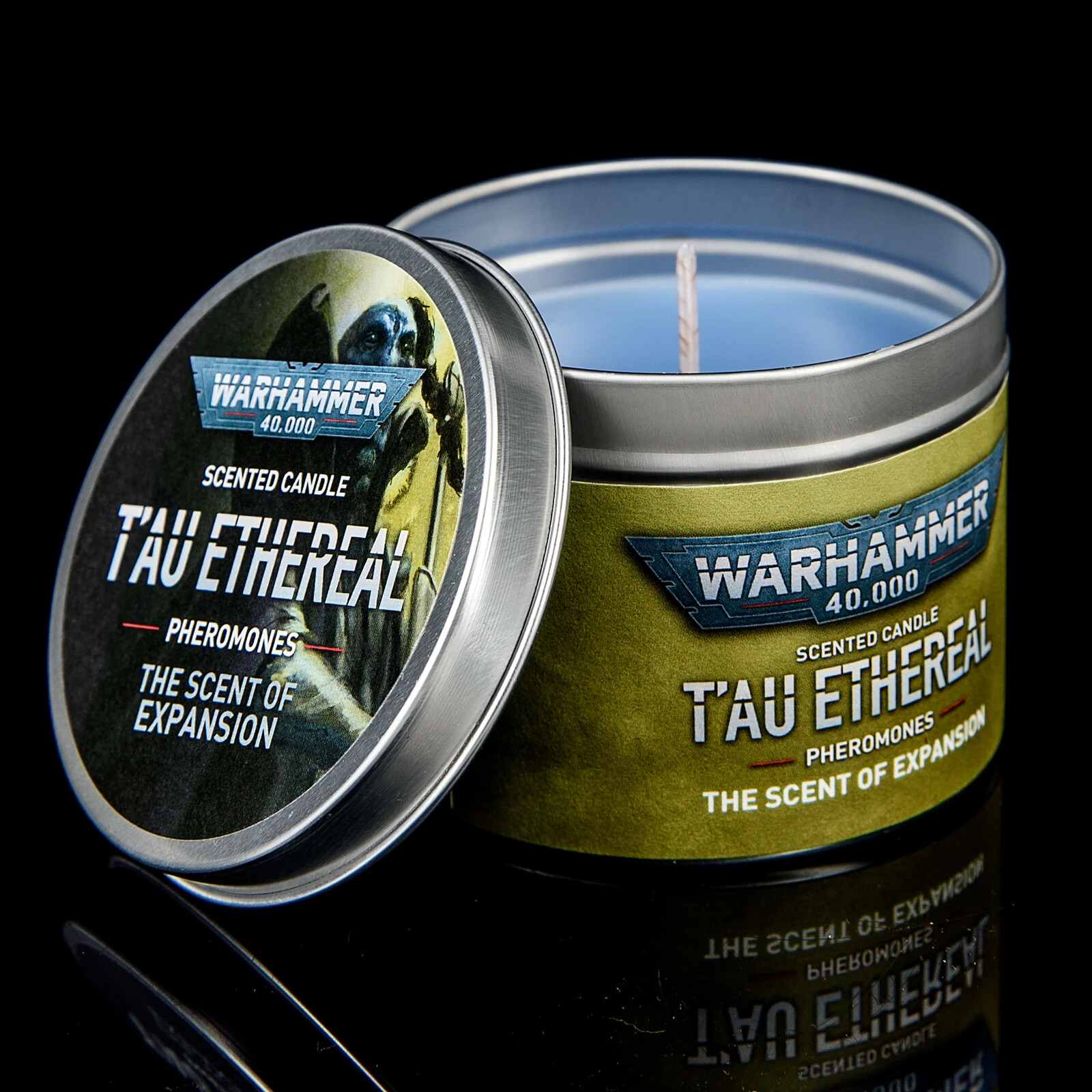 THE SCENT OF EXPANSION WARHAMMER 40K SCENTED CANDLE T'AU ETHEREAL PHEROMONES