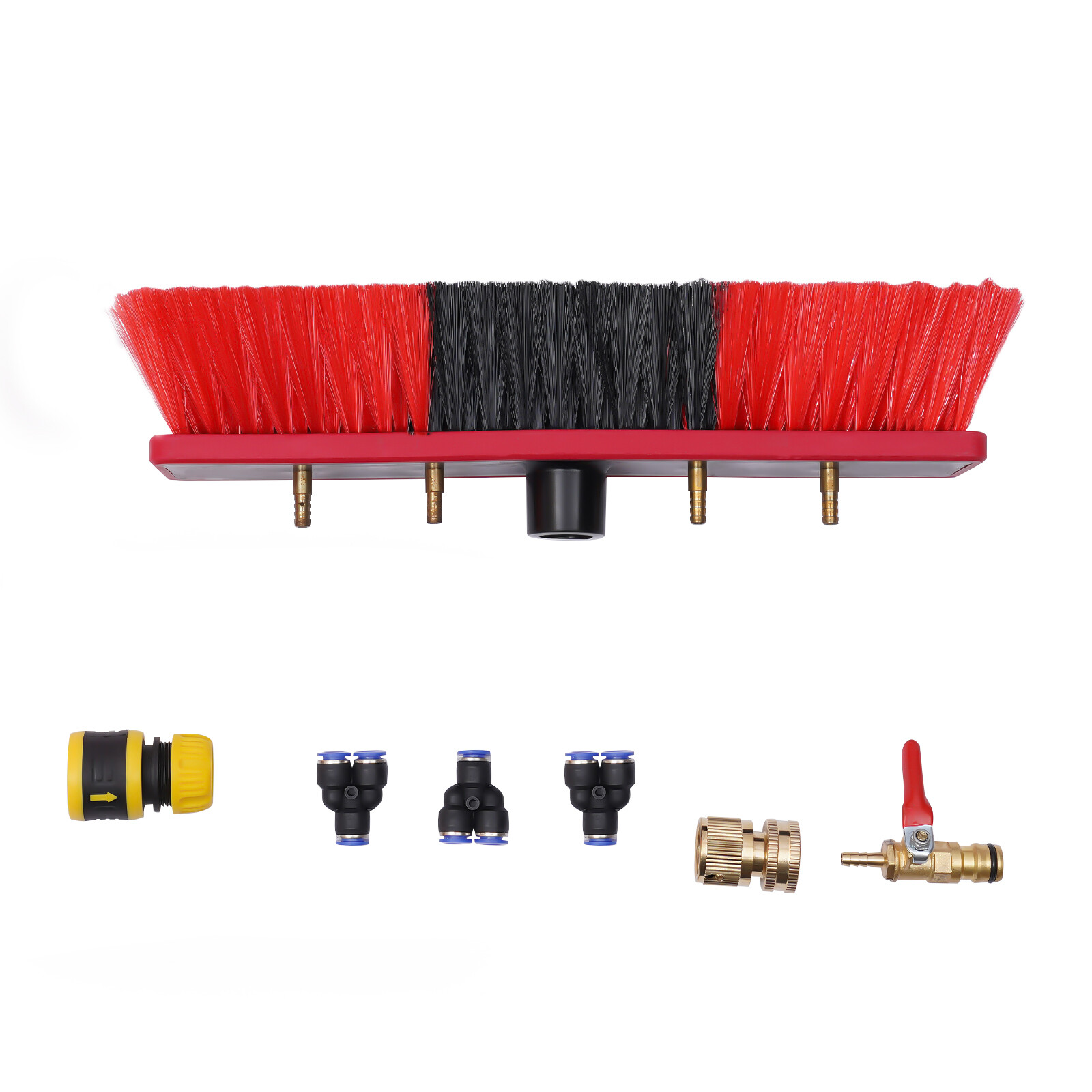 24ft Water Fed Pole Cleaning Brush Tool For Window Solar Panel Clean Washing