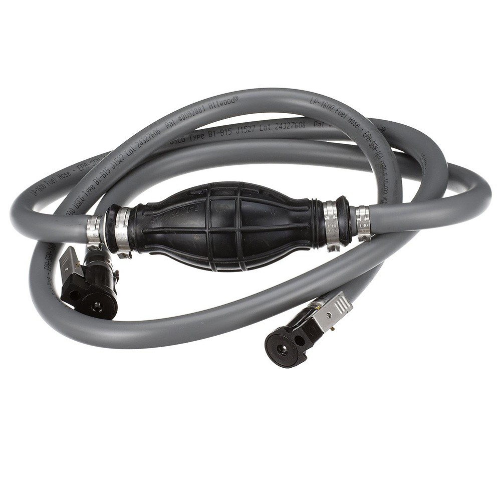 Attwood Johnson/Evinrude Fuel Line Kit - 3/8" Diameter x 6 Length (No Tank Fitti