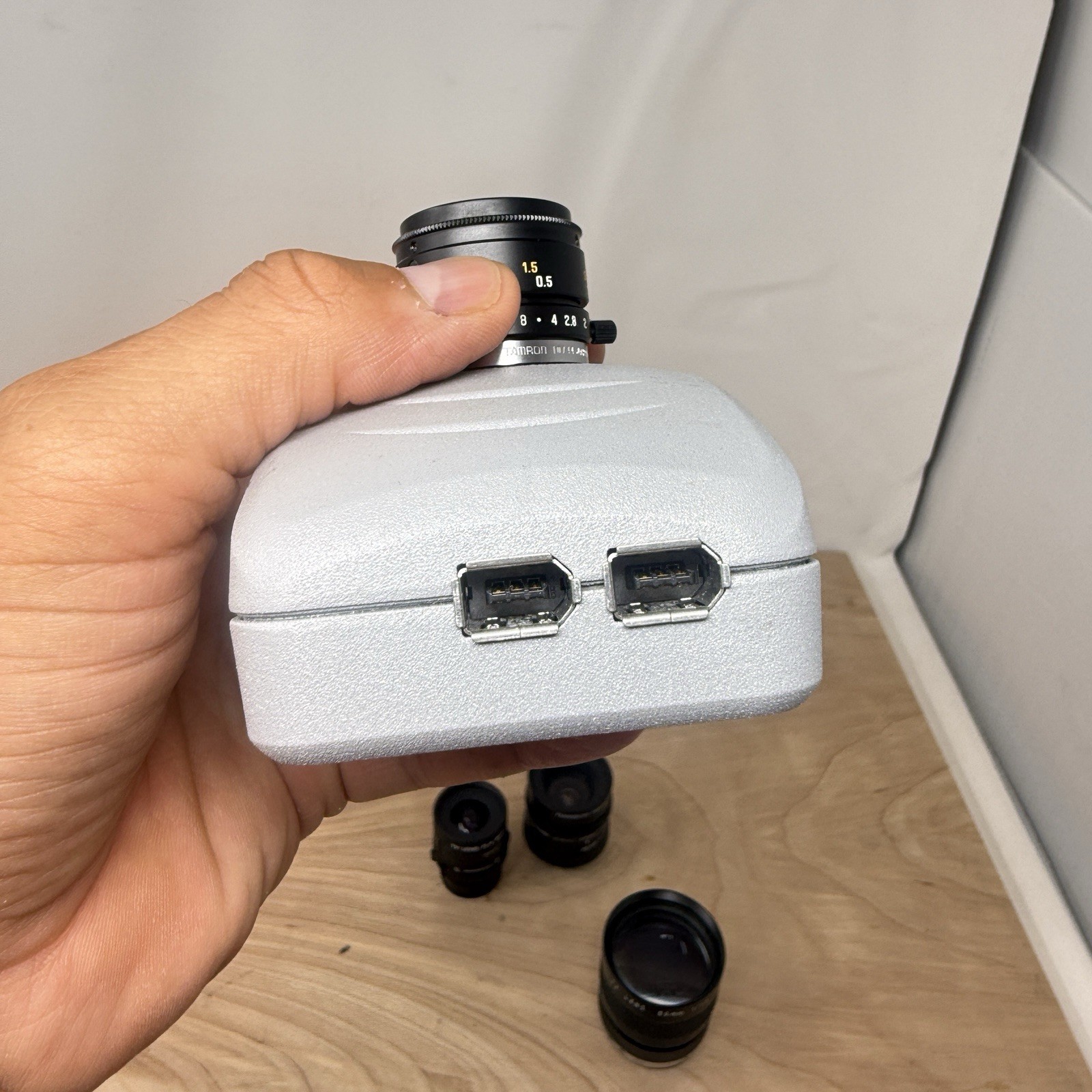 Pixelink PL-A641 Microscope Camera With 5 TV Lenses / Untested
