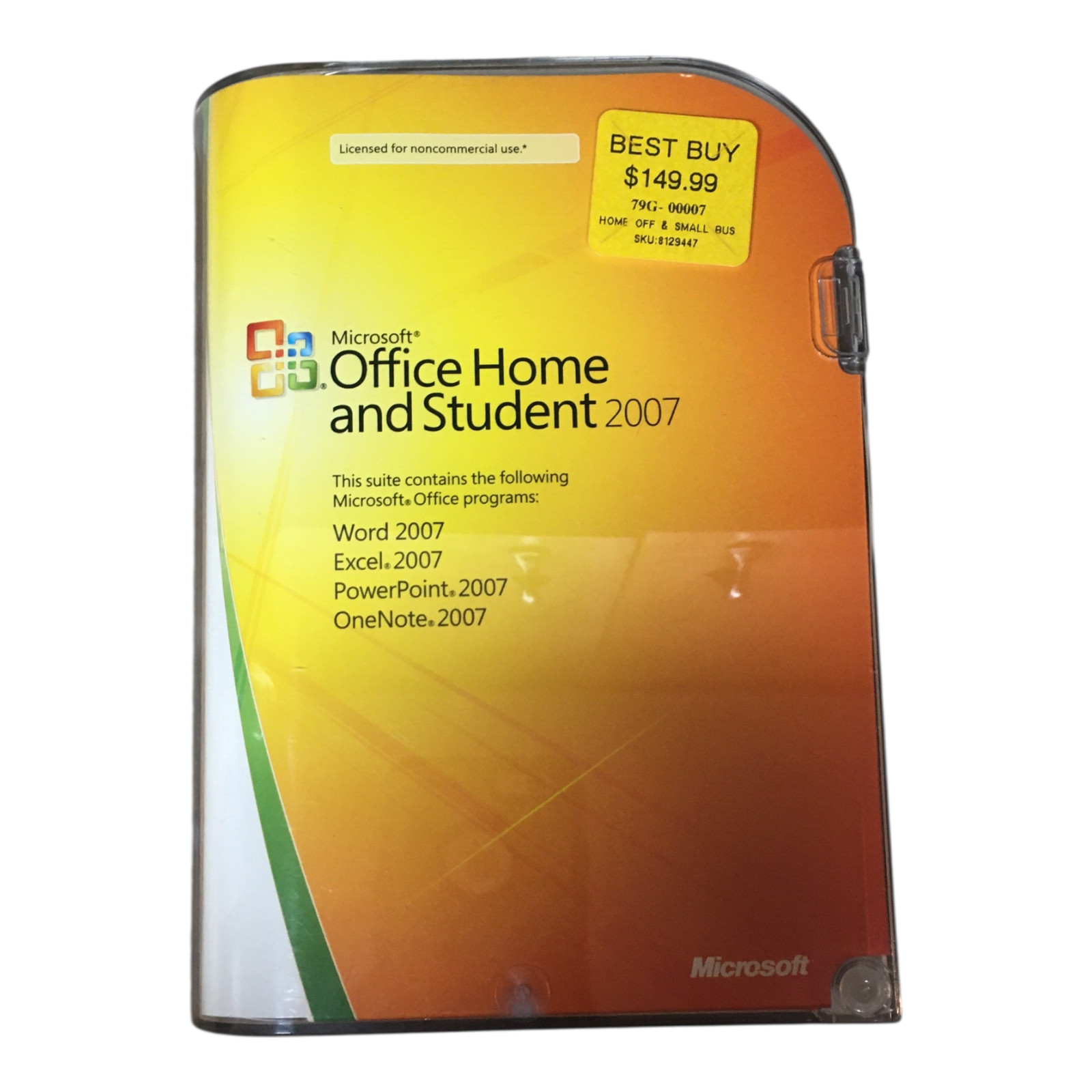 Microsoft MS Office Home and Student 2007 Word Excel PowerPoint OneNote W/ Key