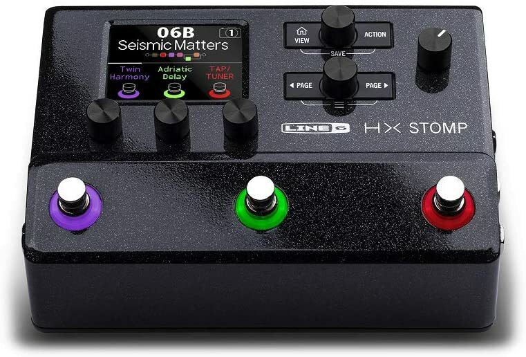 Line 6 HX Stomp Guitar Multi Effects Pedal DSP Chip HX Modeling Engine