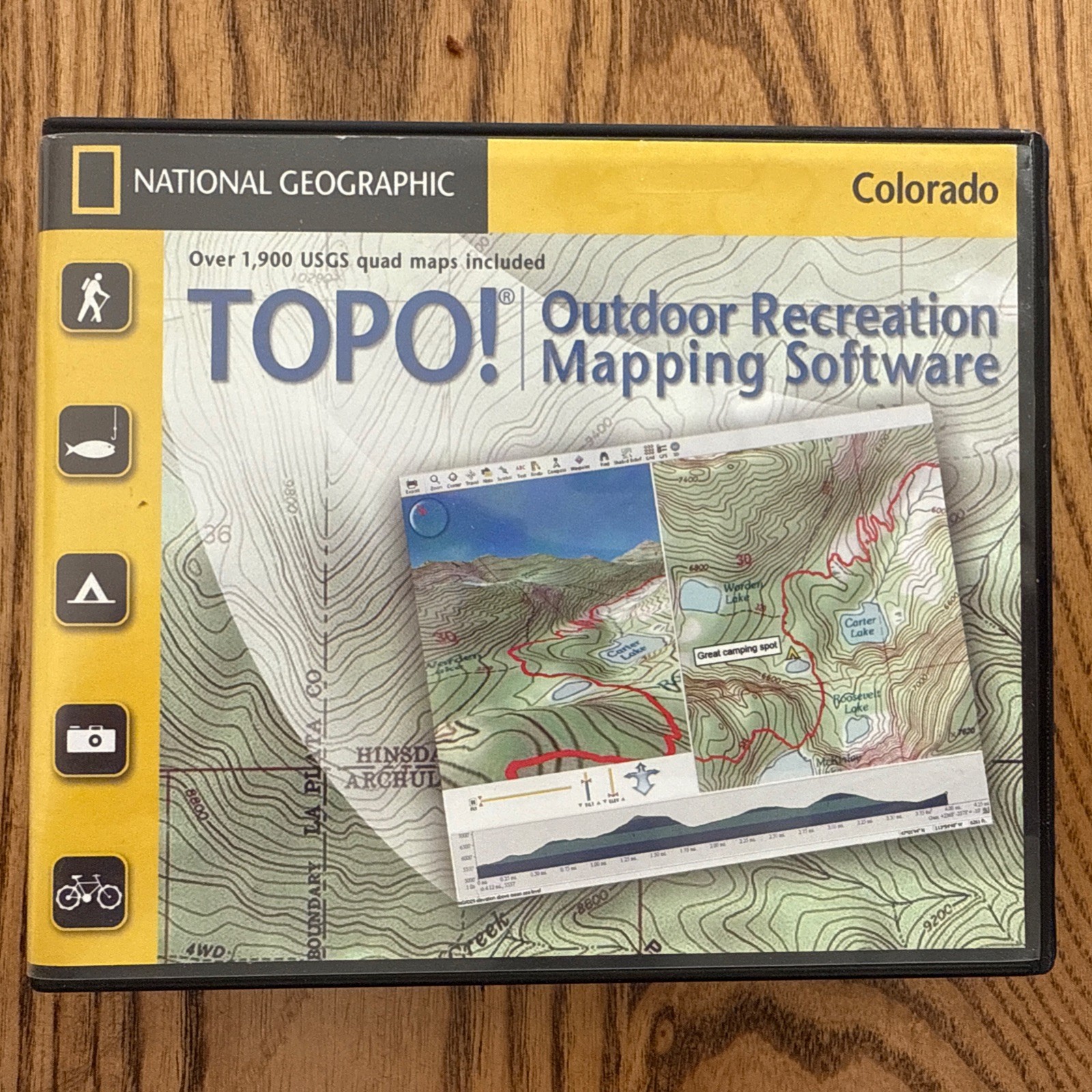 Topographic Maps Colorado 7 CDs TOPO! by National Geographic