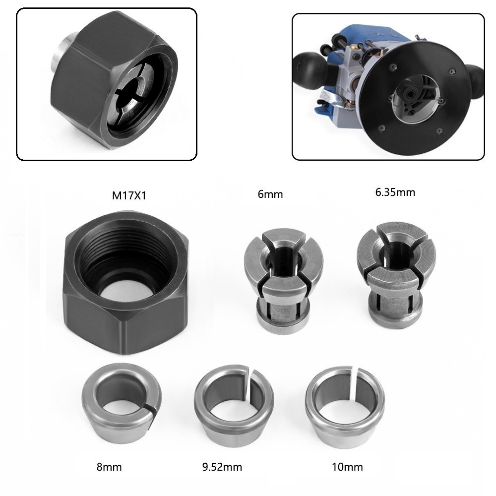 Collet Chuck Adapter 6-10mm Accessories Replacement Router Spare Parts