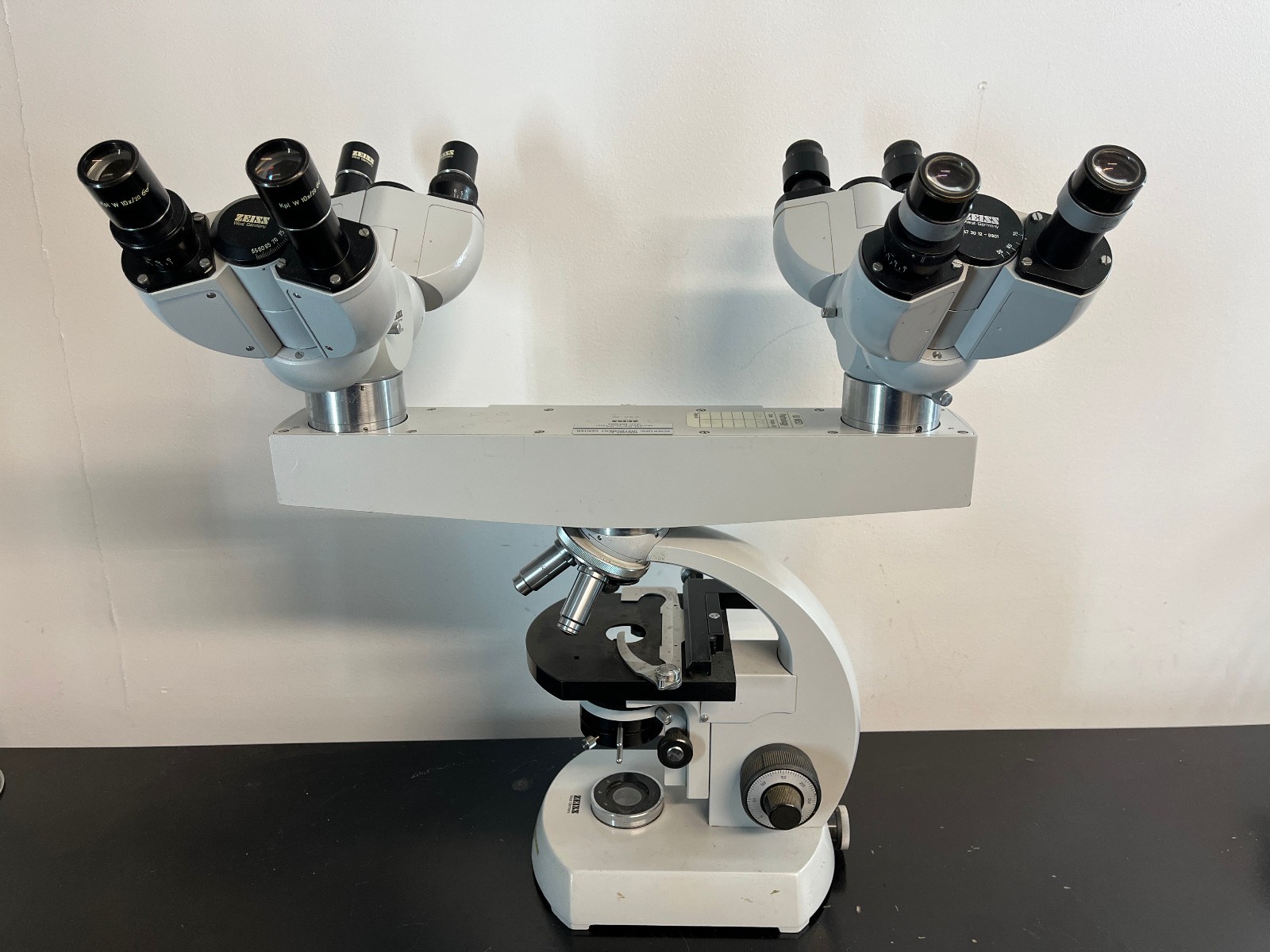 Zeiss four-station binocular teaching Microscope
